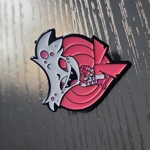 Hazbin Hotel Angel Dust Inspired Enamel Pin